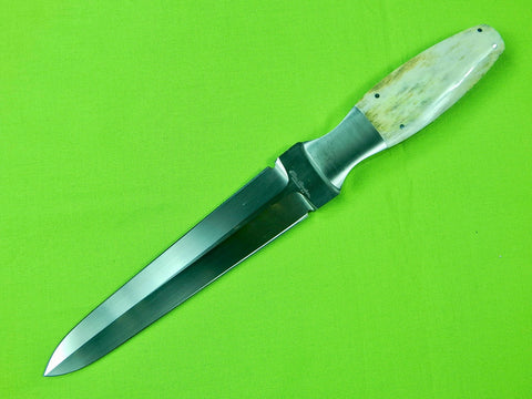 Custom Handmade RON GASTON Woodruff South Carolina Stiletto Fighting Knife Knives