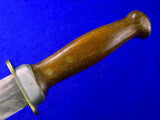 US USA WW2 WWII Vintage Custom Made Handmade Stiletto Spear Point Fighting Knife Knives
