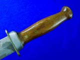 US USA WW2 WWII Vintage Custom Made Handmade Stiletto Spear Point Fighting Knife Knives