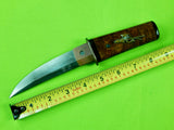 Custom Handmade Scott Slobodian Japanese Japan Wakizashi Tanto Fighting Knife Knives w/ Scabbard