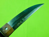 Custom Handmade Scott Slobodian Japanese Japan Wakizashi Tanto Fighting Knife Knives w/ Scabbard