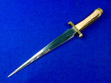 Vintage US Custom Made Handmade Huge Stiletto Hunting Fighting Knife Dagger