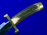 Vintage US Custom Made Handmade Huge Stiletto Hunting Fighting Knife Dagger