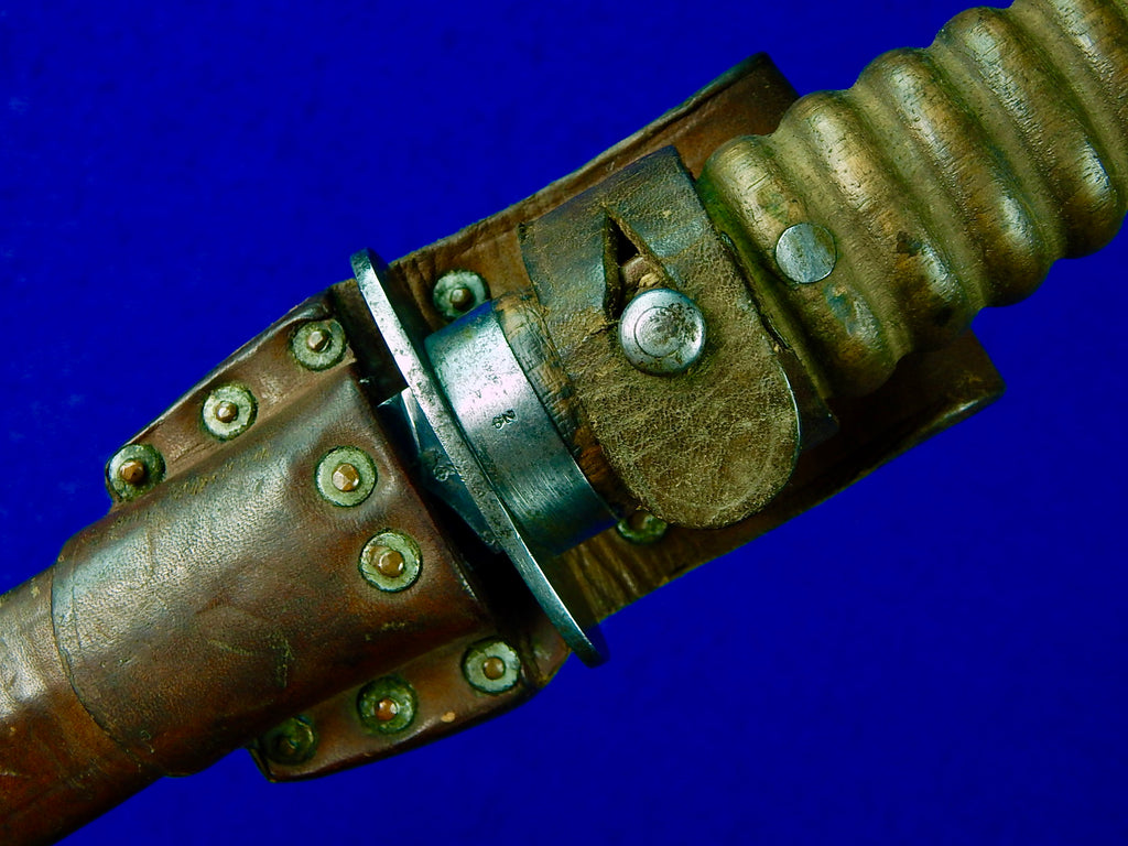 Dutch Netherlands WWII WW2 Fighting Knife Dagger w/ Sheath ANTIQUE