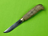Vintage Finnish Finland Puukko Marttiini Hunting Knife w/ Sheath