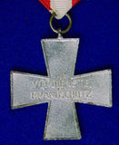 Vintage West German Germany 1956 Firefighter Cross w/ Box Document Medal Order