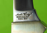 Vintage US Schrade + Uncle Henry 168 Fishing Fish Filllet Knife Sheath Box