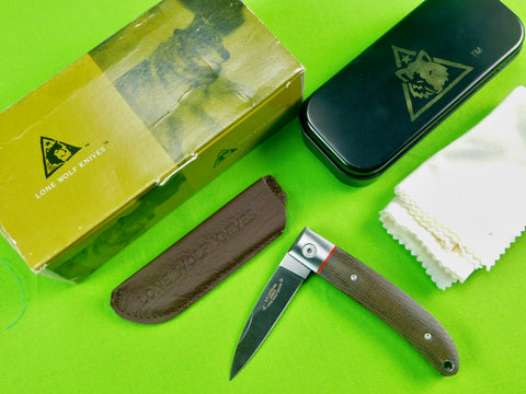 Lone Wolf Knives Italy Italian Loveless Design City Folding Pocket Knife