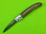 Lone Wolf Knives Italy Italian Loveless Design City Folding Pocket Knife