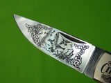 Browning Citori Japan Limited Grade III Commemorative Folding Pocket Knife .