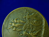 Antique France French WW1 Commemorative Bronze Table Medal