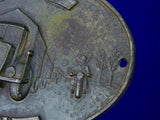 German Germany WW1 Transportation Regiment Table Medal Plaque Badge Marked