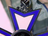 German Germany Bavarian post WW1 WW2 MERIT Marked Neck Cross Order Medal Badge