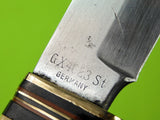 Vintage German Germany Hunter's Pal Brand Hunting Knife w/ Sheath