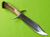 Spanish Hen & Rooster German Steel HR-500 Bowie Large Hunting Knife Sheath Box