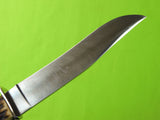 German Germany J A Henckels Solingen Friodur Stag Bowie Hunting Knife Sheath Box