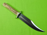 Vintage J. Russell Green River Works Argentina Bowie Hunting Knife w/ Sheath Box