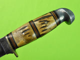 RARE Vintage US Western West-Cut Boulder Colo Stag Handle Hunting Knife