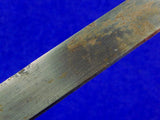 Antique Old Japanese Japan Tanto Fighting Knife Wakizashi Short Sword w/ Scabbard