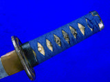 Antique Old Japanese Japan Tanto Fighting Knife Wakizashi Short Sword w/ Horimono