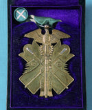Imperial Japan Japanese WW2 Silver Order GOLDEN KITE 6 Class Army Medal Badge Award w/ Box