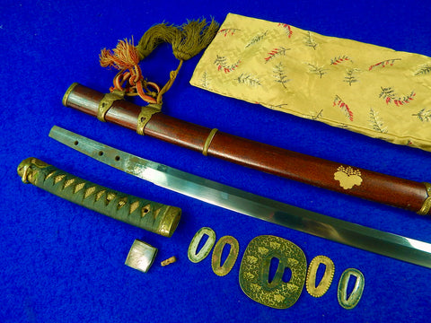 Antique Japanese Japan Katana Tachi Sword w/ Scabbard 16 Century Blad