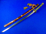 Antique Japanese Japan Katana Tachi Sword w/ Scabbard 16 Century Blad