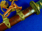 Antique Japanese Japan Katana Tachi Sword w/ Scabbard 16 Century Blad