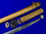 Japanese Japan WW2 Shortened Katana Sword w/ Scabbard