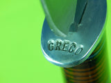 Custom Handmade John Greco Scagel Style Buffalo Skinner Hunting Knife Knives & Sheath