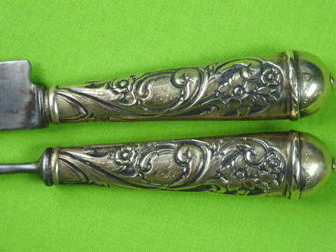 Vintage Argentina Gaucho La Movadira Carving Set Knife Fork w
