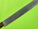 Vintage Balkan Bosnian Post Ottoman Yatagan Yataghan Fighting Knife Dagger