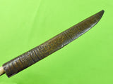 Vintage Balkan Bosnian Post Ottoman Yatagan Yataghan Fighting Knife Dagger