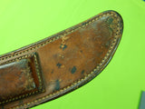 Vintage US Heiser Leather Sheath Scabbard Stone for Randall Hunting Fighting Knife