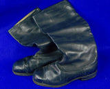 Vintage Soviet Russian Russia USSR Officer's Leather Boots Shoes Military Army Uniform