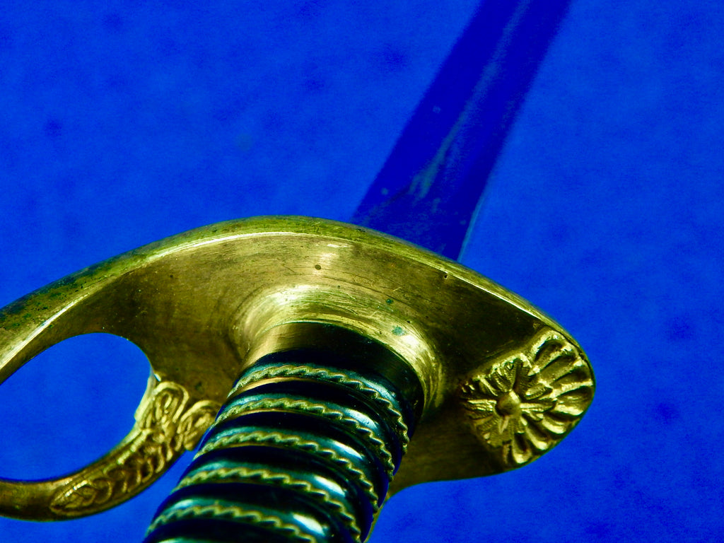 Antique France French 19 Century Miniature Mini Sword w/ Scabbard Knot