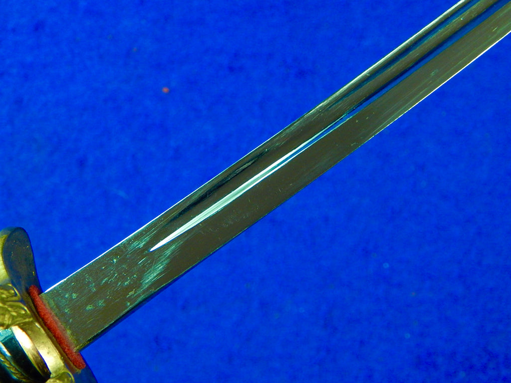 Antique France French 19 Century Miniature Mini Sword w/ Scabbard Knot