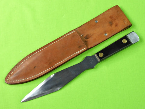 Vintage Old Olsen OK Co. US MI Sport Throwing Knife w/ Sheath