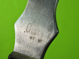 Vintage Old Olsen OK Co. US MI Sport Throwing Knife w/ Sheath
