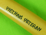 RARE US Custom Handmade RANDALL Model # 1 8″ Vietnam Veteran #29 Knife Scrimshaw
