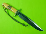RARE US Custom Handmade RANDALL Model # 1 8″ Vietnam Veteran #35 Knife Scrimshaw