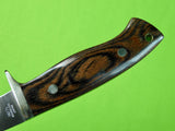 Vintage Japan Made Rigid RG 75 Clip Point Hunting Knife w/ Sheath Box