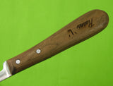 Vintage US Custom Made Handmade RUANA Works " L " Speciality Utility Knife 1