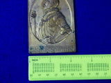 German Germany WWI WW1 W. Haverkamp Kaiser Wilhelm II Table Medal Plaque
