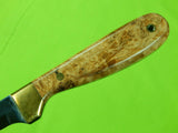 Custom Made Handmade Todd Orr Skyblade Fishing Fish Fillet Knife & Sheath