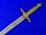 Italian Italy Antique WW1 or Earlier Short Sword Dagger Knife