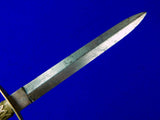 Antique US Civil War British English Sheffield Made Small Dagger Fighting Knife