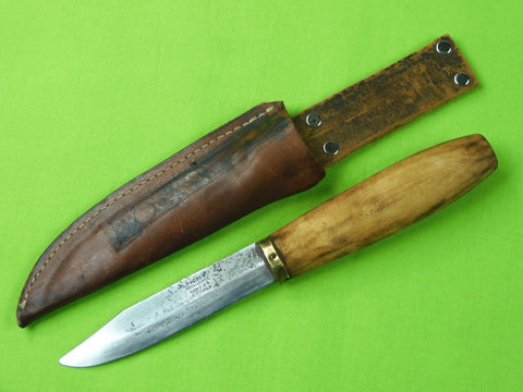 Vintage Old Swedish Sweden Orr & Lockett Hdwe Co Fighting Hunting Knife w Sheath