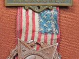 US Vintage GAR Ladies Treasurer Medal Order Badge