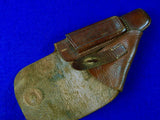 German Germany WW2 Walther PPK Pistol Gun Leather Holster